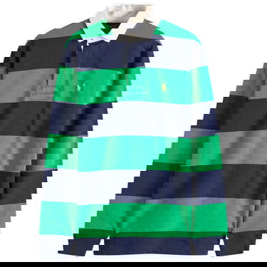 Polo skjorte Polo by Ralph Lauren Ralph Lauren Long Sleeve Rugby Shirt, Size Large Grøn | 710900566015, 0