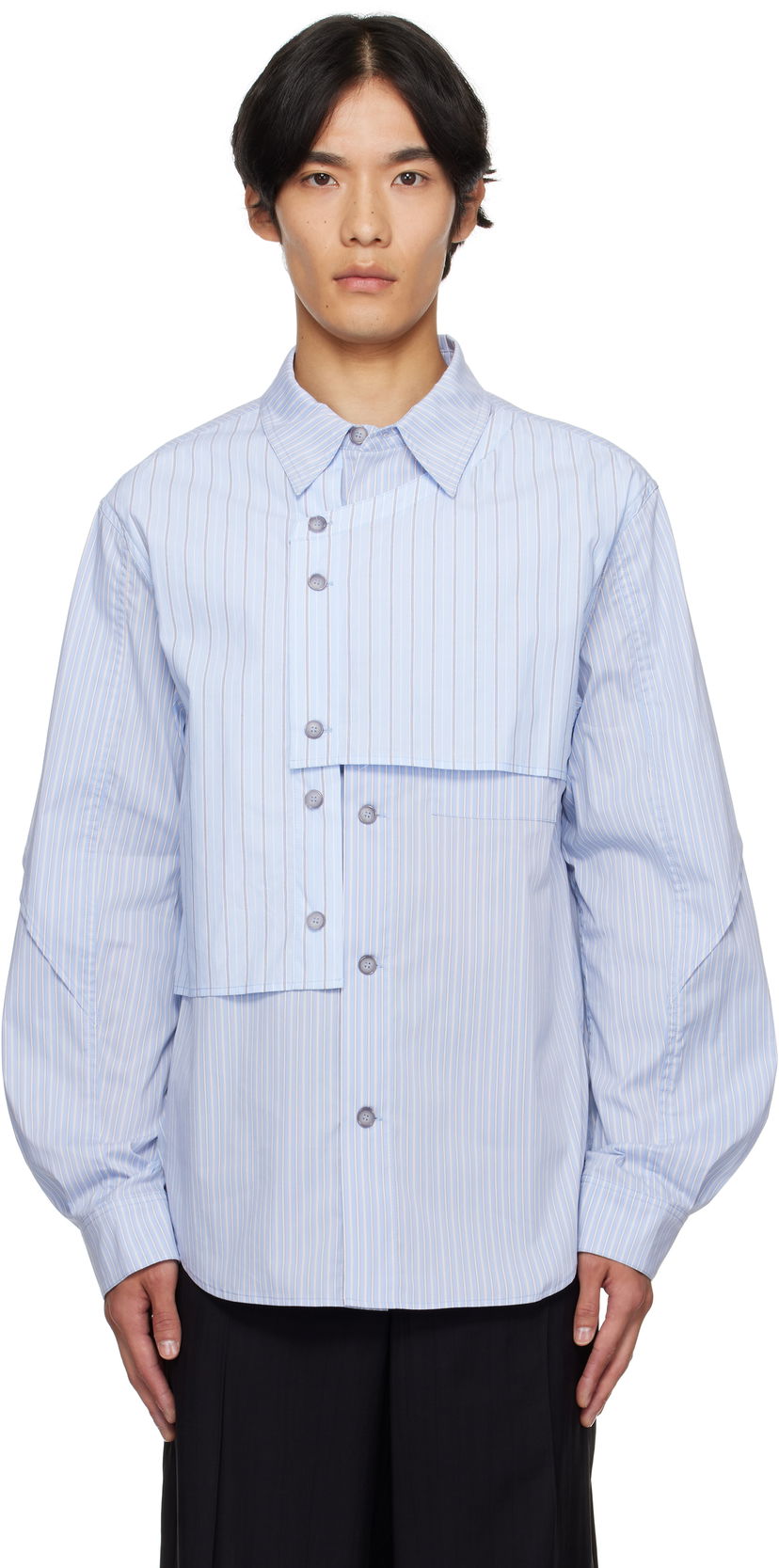 Skjorte Andersson Bell Andersson Bell Layered Stripe Shirt Blå | atb1338m