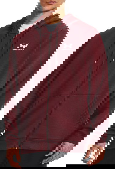 Sweatshirt Under Armour Essential Fleece Bourgogne | 1373881-690, 0