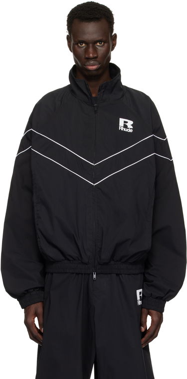 Vindjakke Rhude Rhude Piping Raglan Track Jacket Sort | RHPS25JA01005, 0