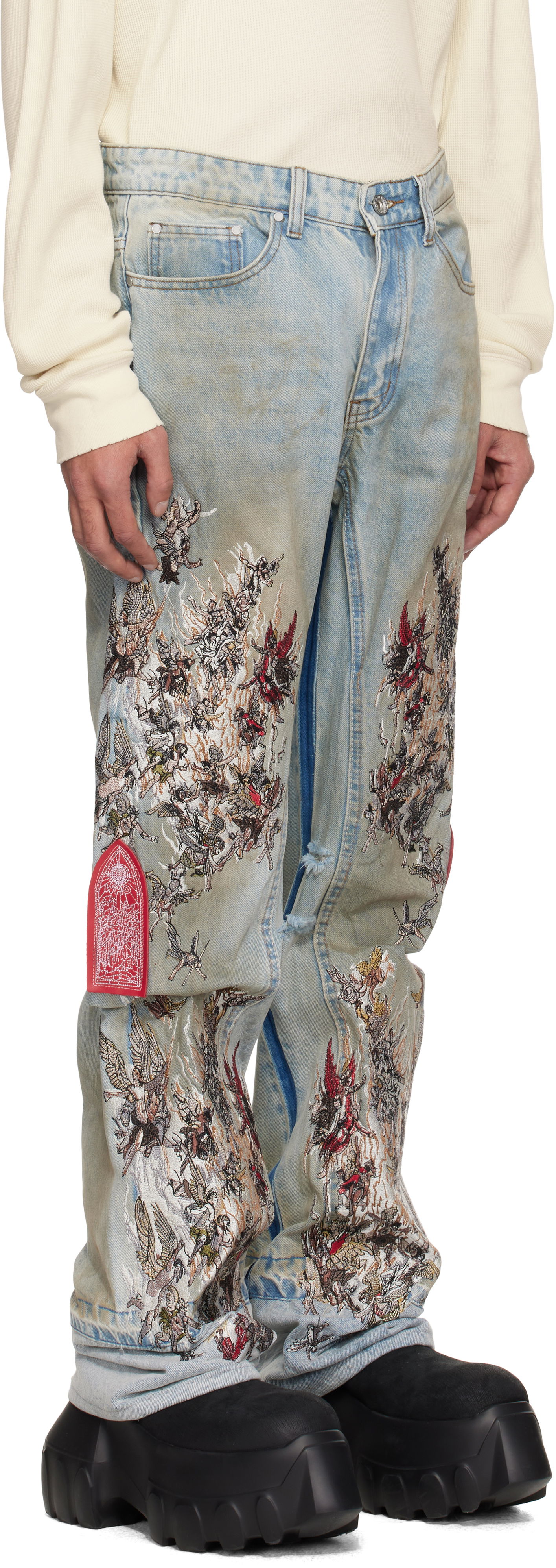 Jeans Who Decides War Who Decides War Chaos Jeans Blå | 1120670030SS25, 1