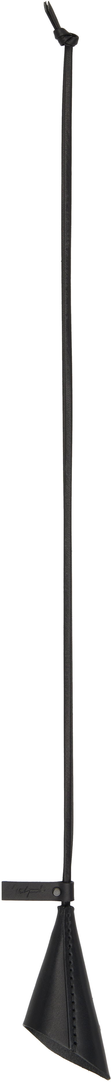 Nøgleringe Yohji Yamamoto YOHJI YAMAMOTO Leather Key Necklace Sort | DM-A01-702, 1