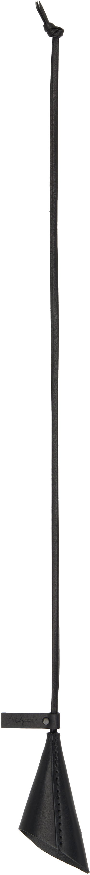 Nøgleringe Yohji Yamamoto YOHJI YAMAMOTO Leather Key Necklace Sort | DM-A01-702, 1