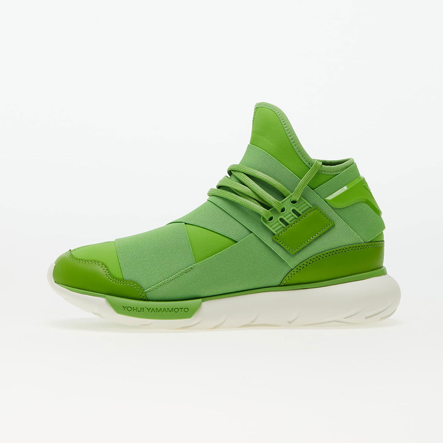 Sneakers og sko Y-3 Qasa Team Rave Green/ Team Rave Green/ Team Rave Green Grøn | ID2928, 0
