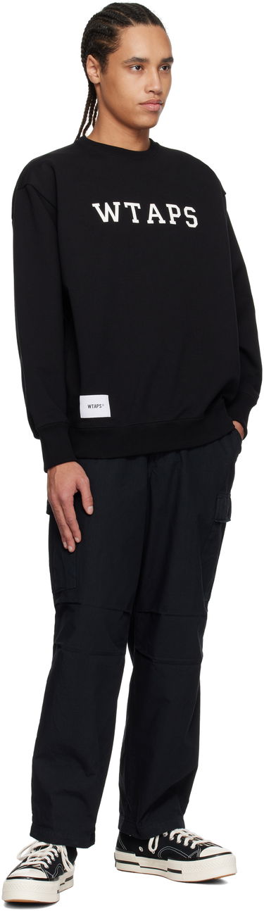Sweater WTAPS WTAPS Cotton Academy Sweatshirt Sort | 251ATDT-CSM03, 3