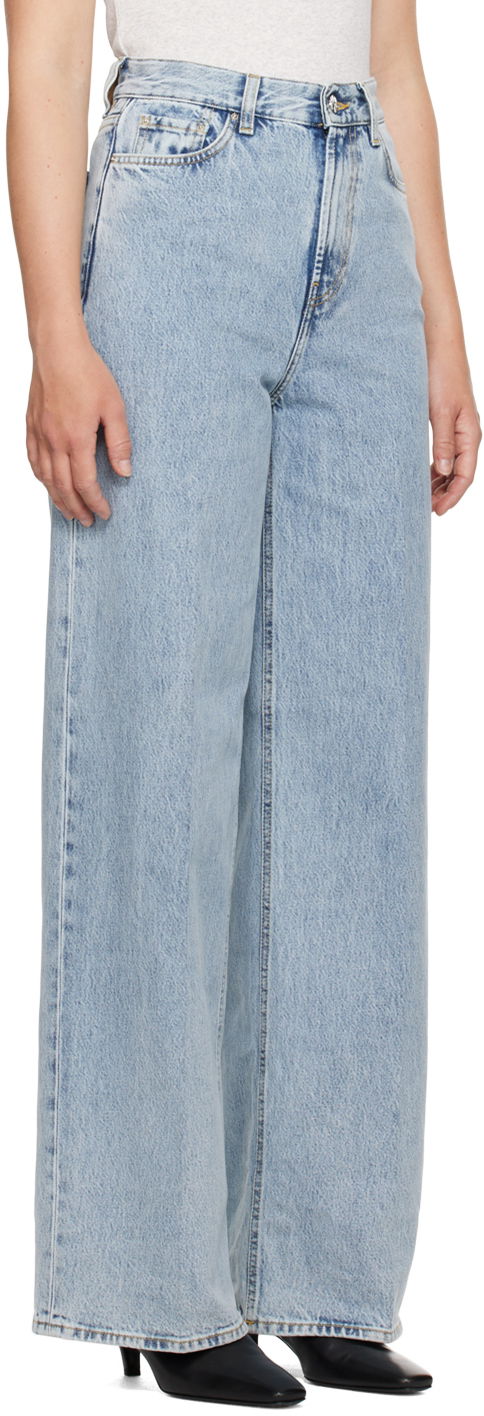 Jeans TOTEME Wide Leg Jeans Blå | 242-WRB2426-FB0045, 1