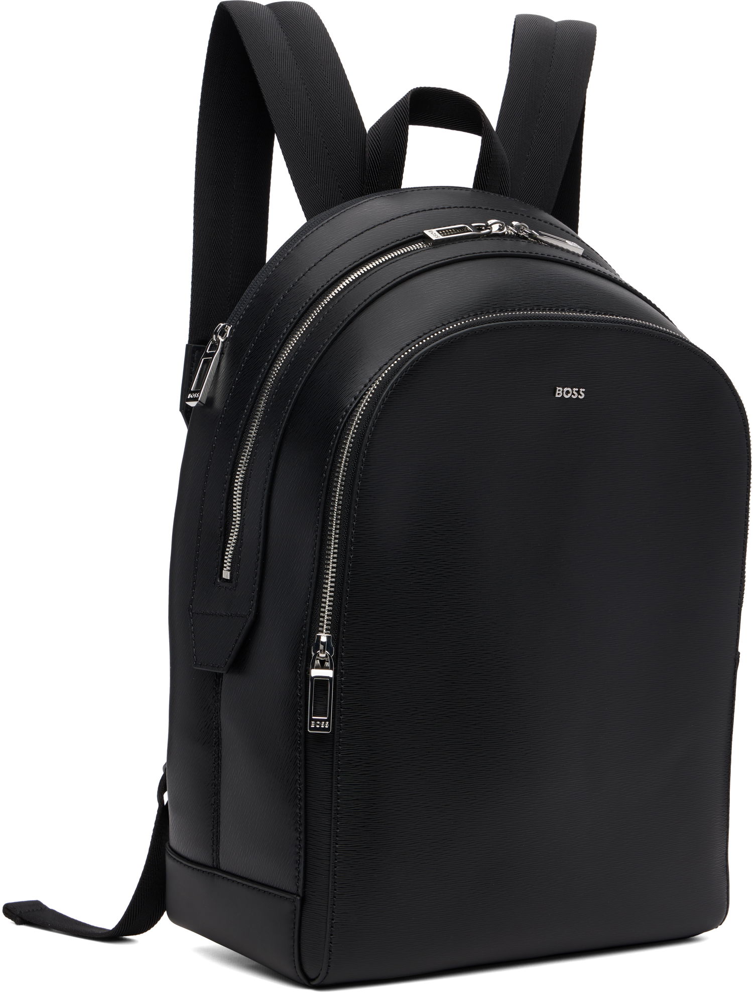 Rygsæk BOSS BOSS Leather Backpack Sort | 50548273, 1