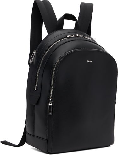 Rygsæk BOSS BOSS Leather Backpack Sort | 50548273, 1
