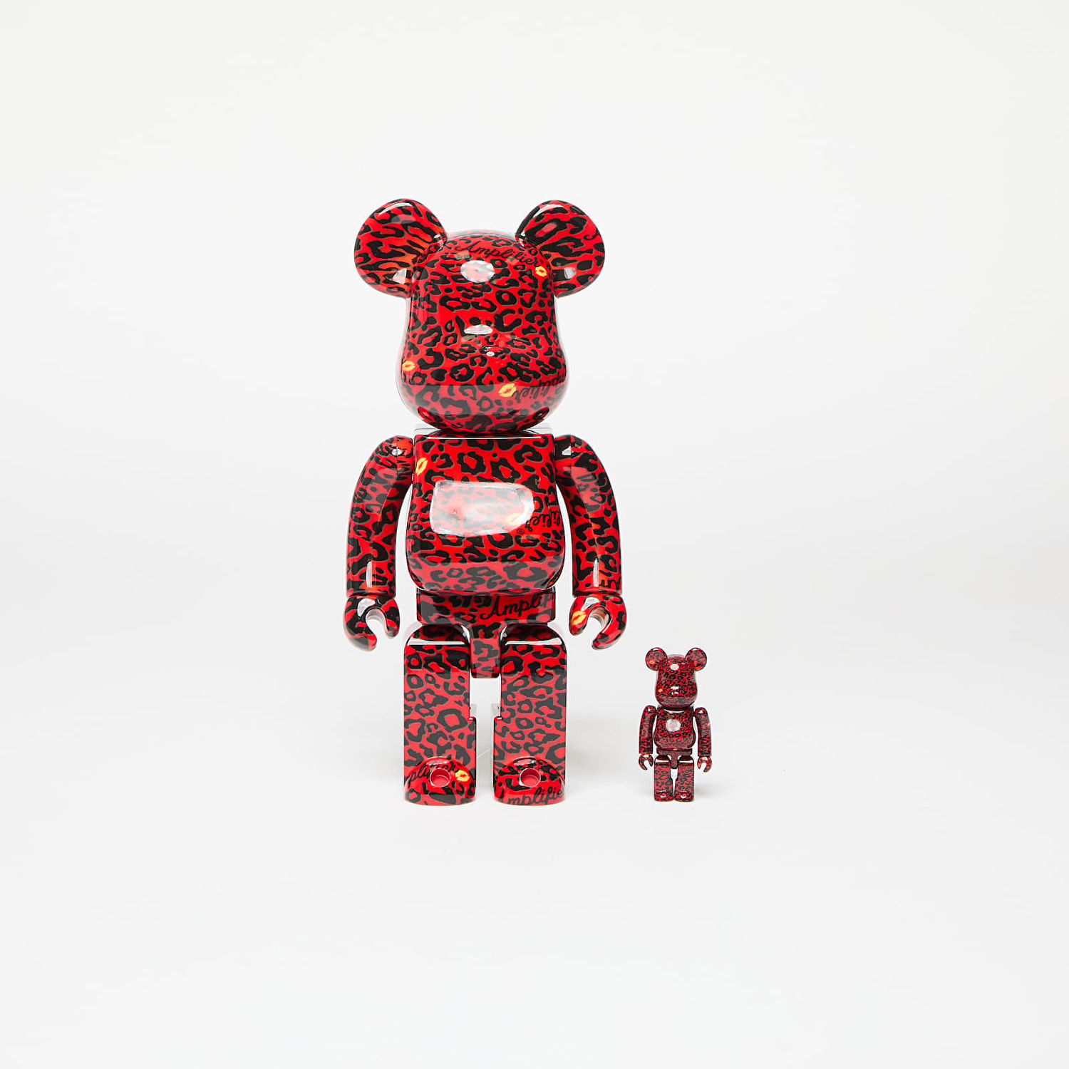 Collectible Medicom Toy BE@RBRICK Amplifier Red 100% & 400% Set Red Rød | 4530956613321, 0