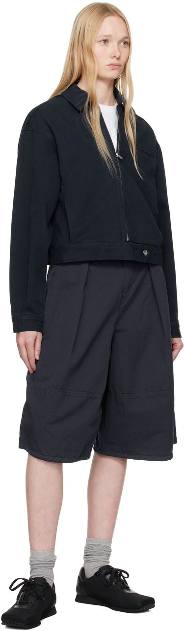 Jakke YMC YMC Burnside Cropped Zip-Up Jacket Sort | Q5YAA, 3