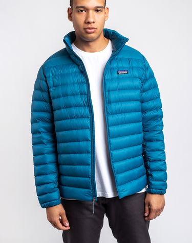 Puffer jakke Patagonia Down Sweater Blå | 84675, 2