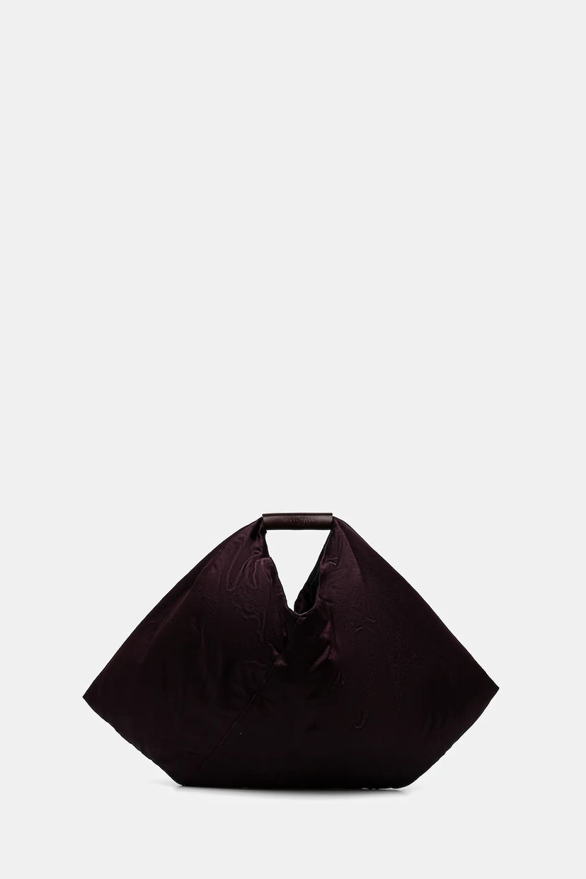 Håndtaske Maison Margiela MM6 Maison Margiela Japanese Triangle Bag Bourgogne | SB5WC0019.P8487.T5075