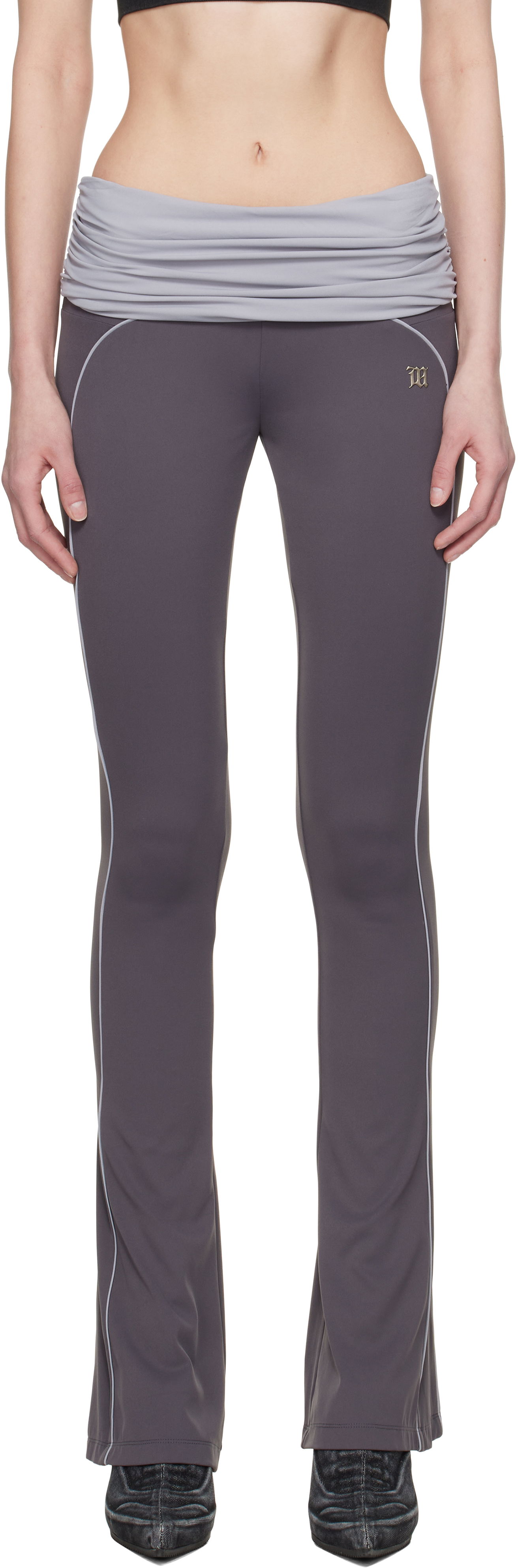 Leggings MISBHV MISBHV Flared Wrapped Sport Pants Grå | 250W309, 0