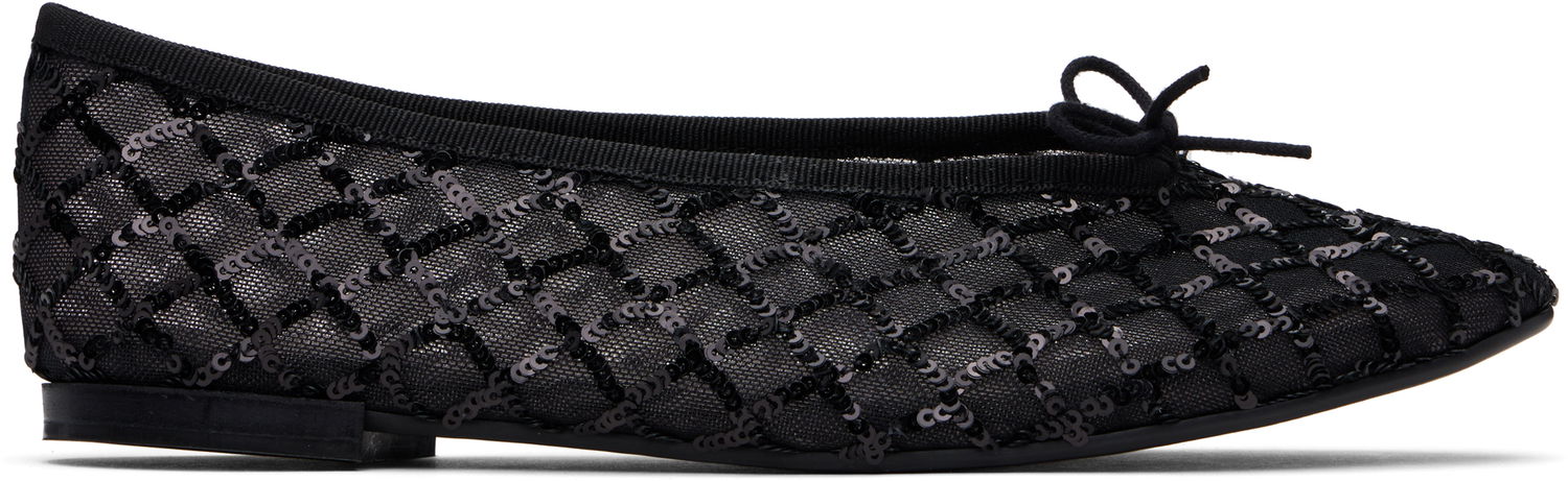 Skopleje Repetto Repetto Lilouh Rubber Sole Ballerina Flats Sort | V4096RESEQ, 0