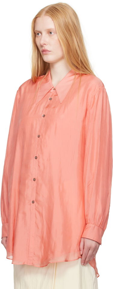 Skjorte LEMAIRE Lemaire Pointed Collar Shirt Lyserød | SH1151 LF1373, 3
