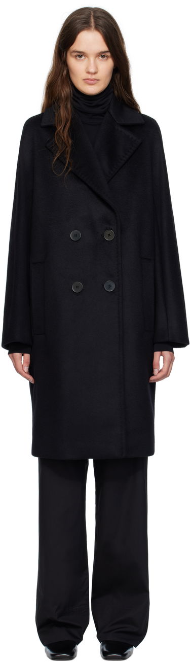 Frakker Max Mara Max Mara Agenda Double-Breasted Coat Sort | 2526016081600, 0