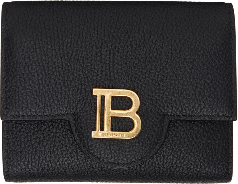 Tegnebog Balmain Balmain B-Buzz Trifold Wallet Sort | EM1NK075LPOS