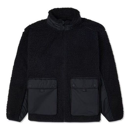 Sweater Converse Sherpa Jacket Sort | 10021937-A02
