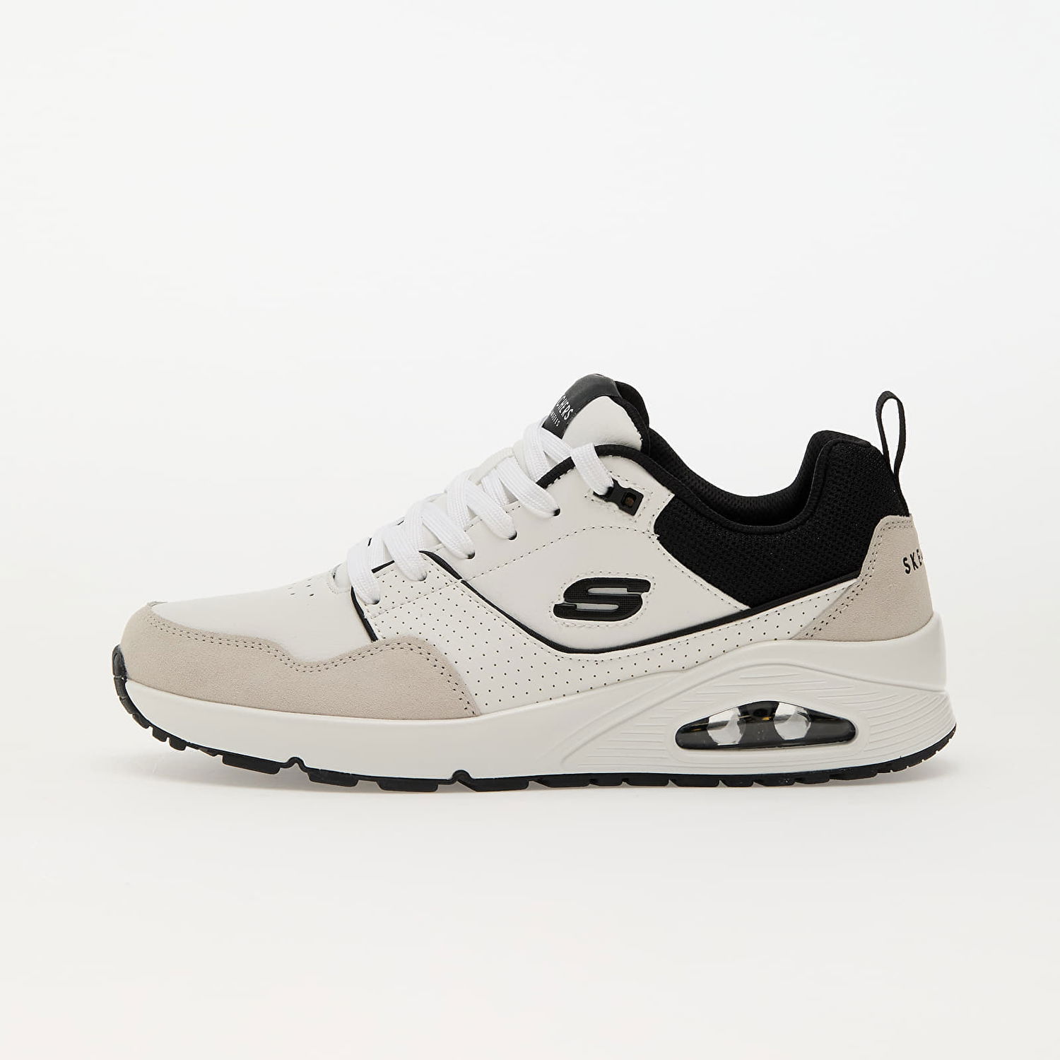 Sneakers og sko Skechers Uno - Retro One Hvid | 183020 WBK, 0