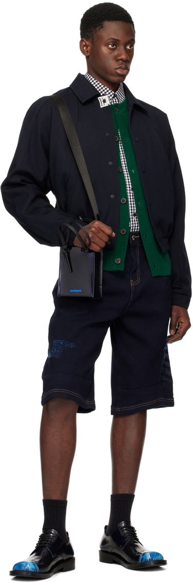 Bomberjakke ADER ERROR Press-Stud Jacket Mørkeblå | BN01SSJK0810BK, 3