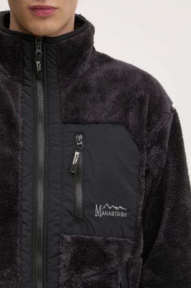 Jakke Manastash Manastash Bigfoot Fleece Jacket Sort | 7924252004, 3
