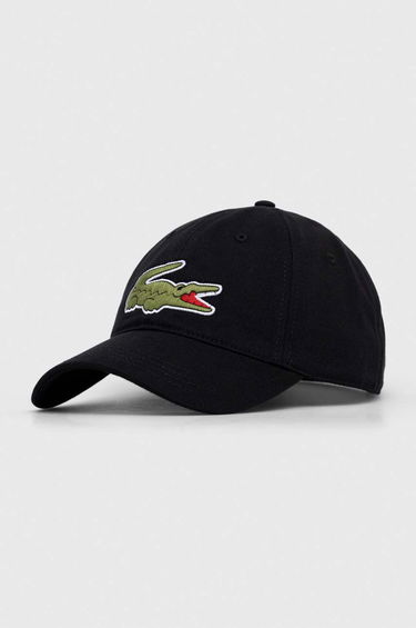 Kasket Lacoste Adjustable Organic Cotton Twill Cap Sort | RK9871, 0