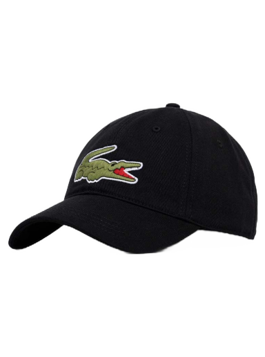 Kasket Lacoste Adjustable Organic Cotton Twill Cap Sort | RK9871