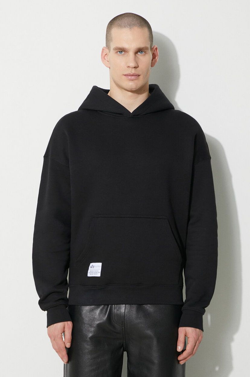 Sweatshirt Alpha Industries Hoodie with Print Sort | 146336