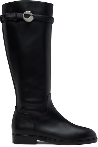 Sneakers og sko Coperni Cavalier Flat Tall Boots Sort | COPSH67857, 0