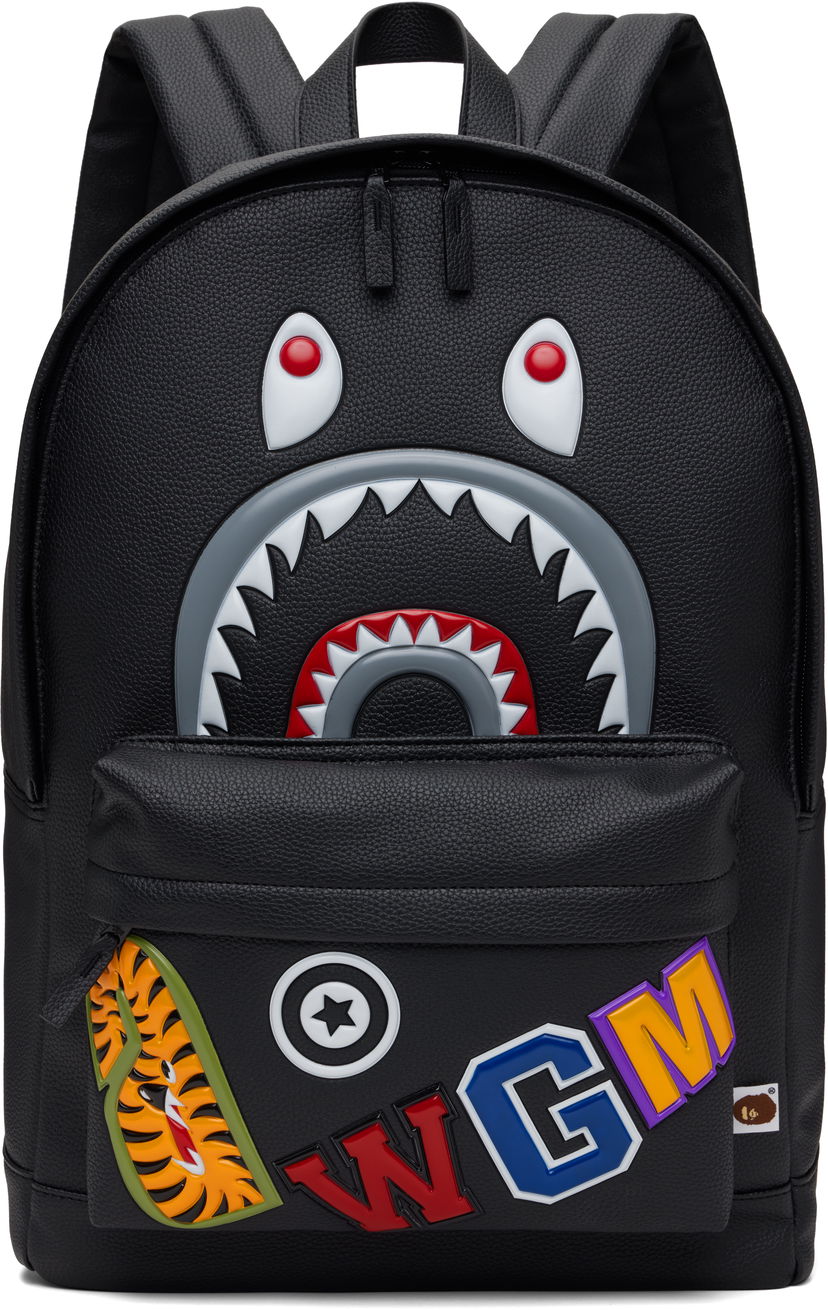 Rygsæk BAPE Shark Daypack Backpack Sort | 001BAK701005F