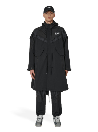 Trenchcoat Nike Sacai x Trench Jacket Sort | DQ9027-010