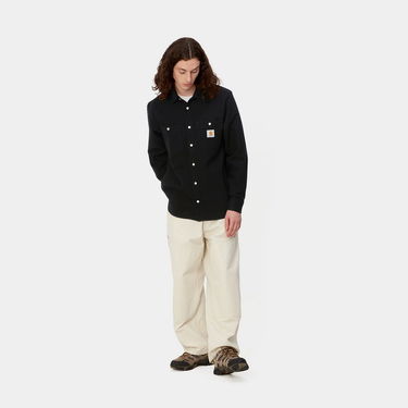 Skjorte Carhartt WIP L/S Clink Shirt Sort | I032830_89_01, 3
