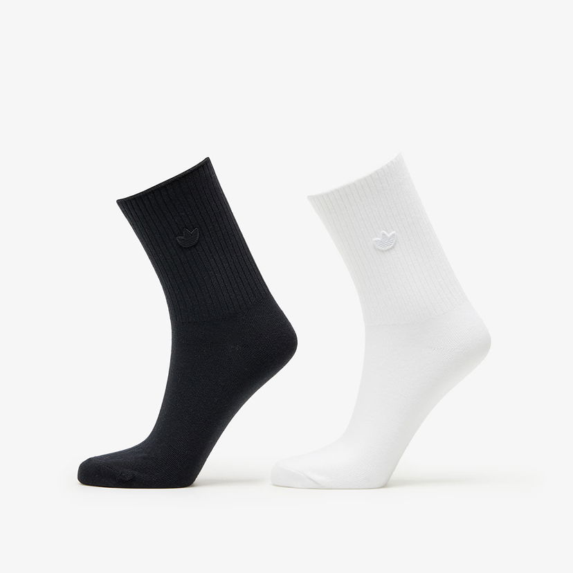 Sokker adidas Originals Premium Essentials Crew Sock 2-Pack White/ Black Flerfarvet | IC8699