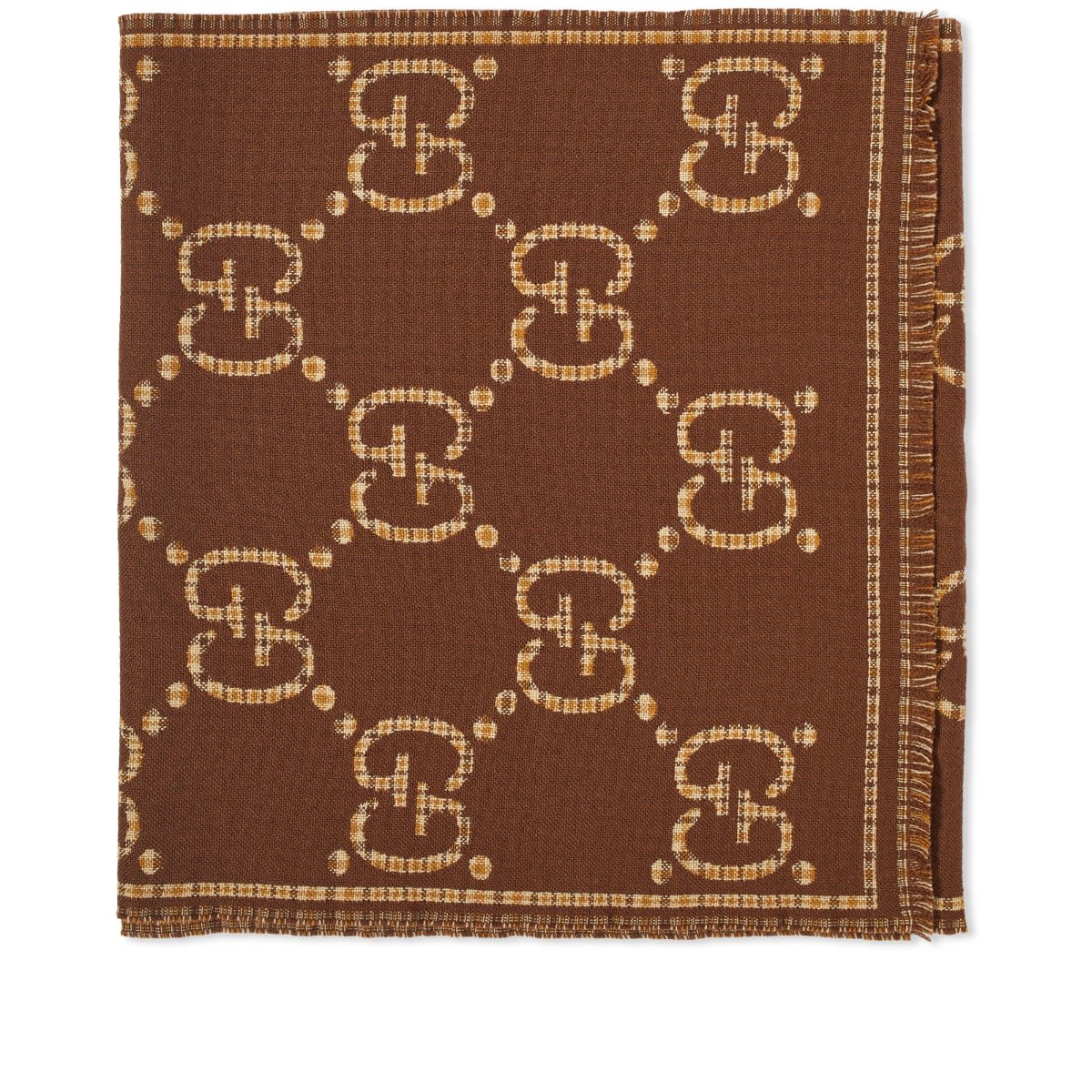 Tørklæde Gucci Large GG Scarf Brown/Beige Brun | 660025-4G386-2579, 0