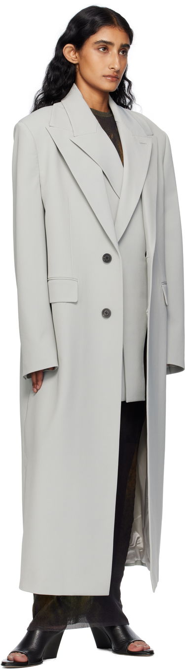 Frakker Jean Paul Gaultier Jean Paul Gaultier Double Layer Coat Grå | 25/03-U-OU010-W002-02, 3