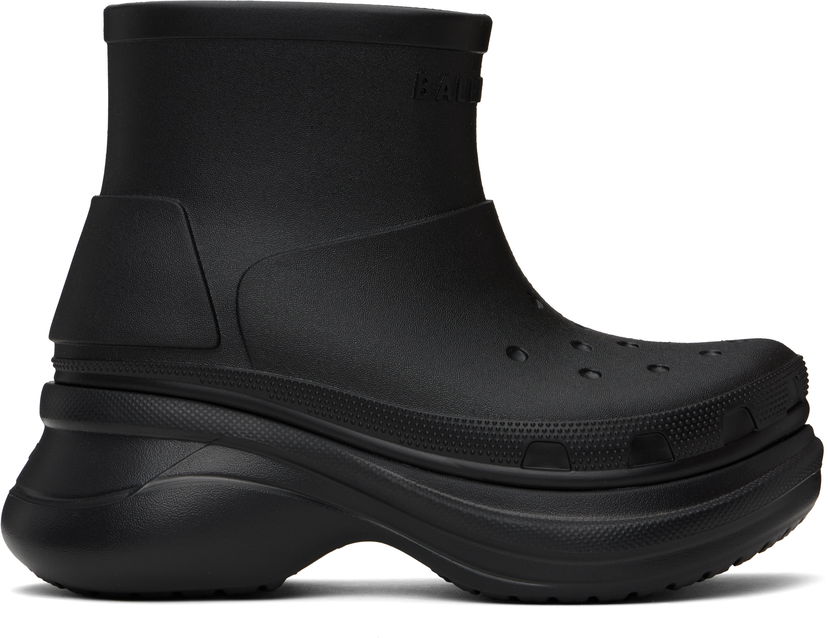 Sneakers og sko Balenciaga Balenciaga Crocs Edition Ankle Boots Sort | 815522 W1S8E