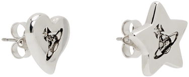 Øreringe Vivienne Westwood Priscilla Heart And Star Earrings Metalisk | 6201033B-02P157-FJ, 1