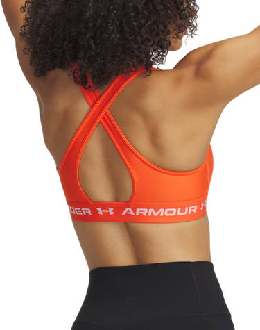 Bh Under Armour Crossback Mid Sports Bra Orange | 1361034-847, 1