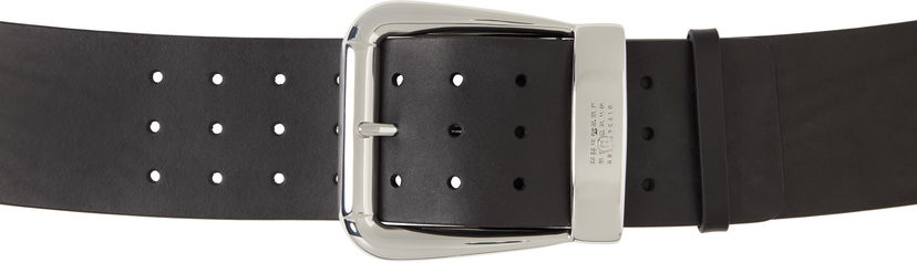 Bælter Maison Margiela MM6 Maison Margiela Buckle Belt Sort | SA6TP0023 P8397