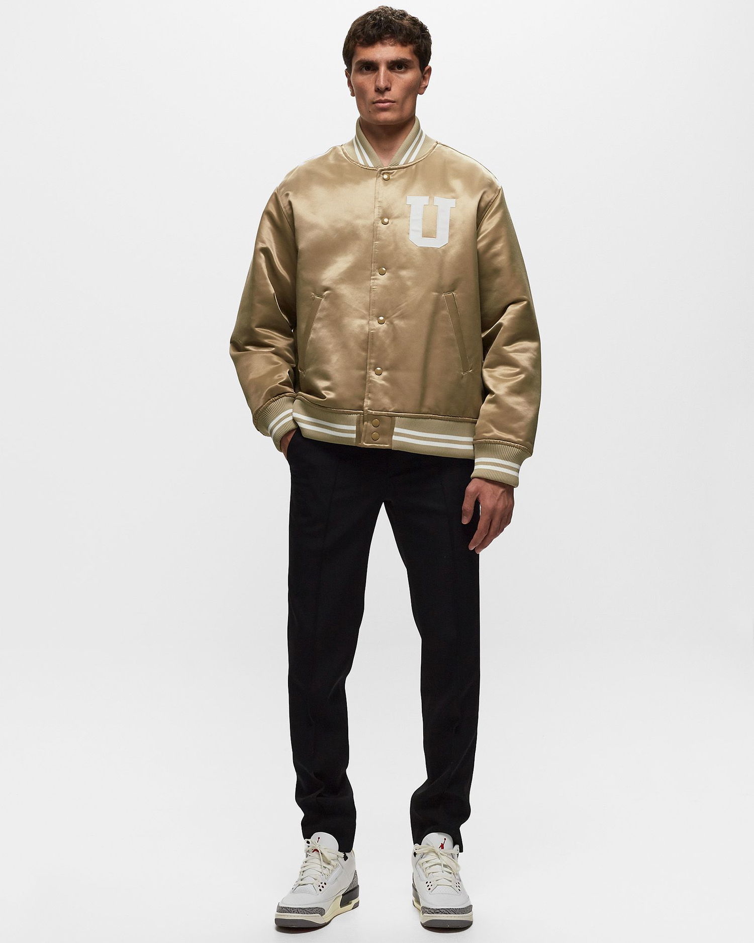 Bomberjakke UNDERCOVER Blouson Beige | UC2C4210-3-BEIGE, 1