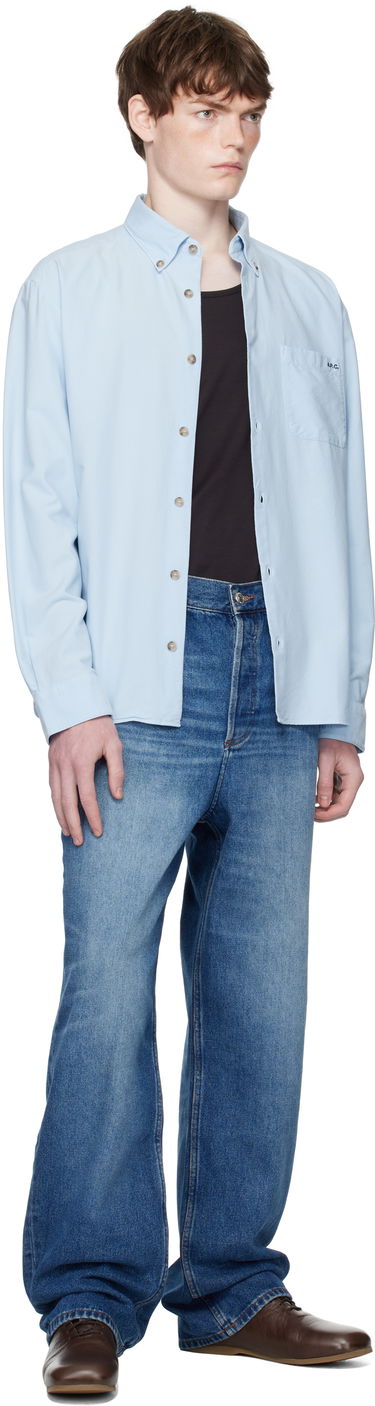 Jeans A.P.C. A.P.C. Solal Loose Fit Jeans Blå | COHAD-M09238, 3