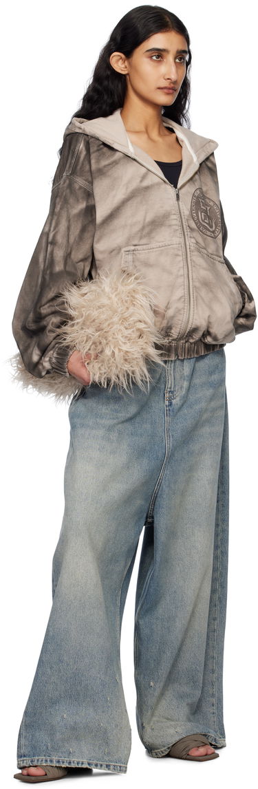 Sweatshirt MISBHV MISBHV Perfect Zip-Up Hoodie Grå | 250W203, 3