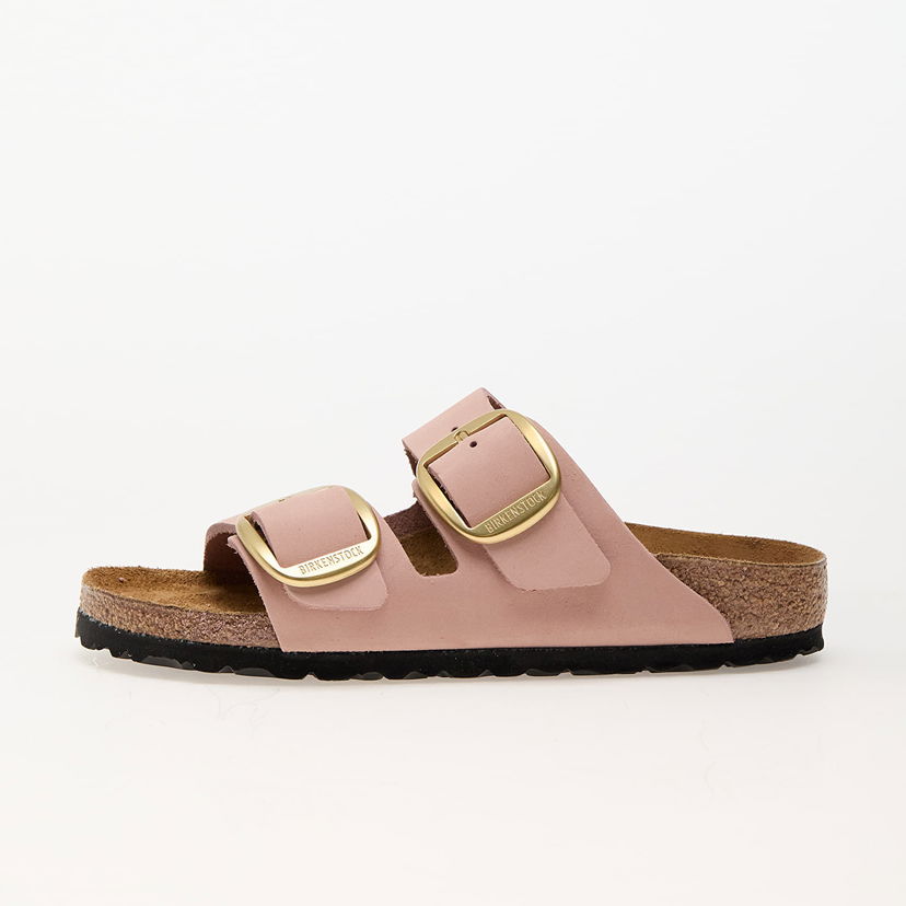 Sneakers og sko Birkenstock Arizona Big Buckle Nubuck Leather Soft Pink Lyserød | 1026583