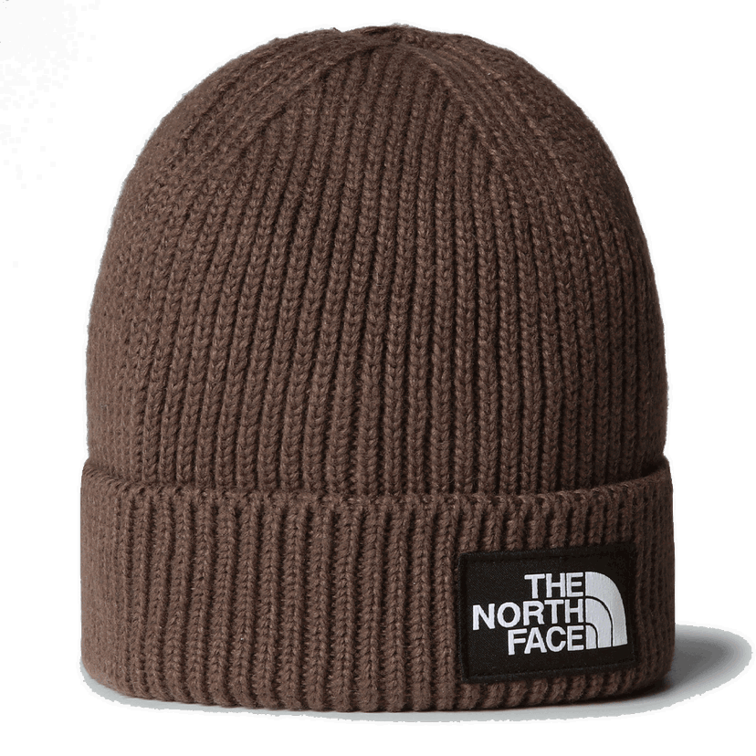 Beanie The North Face The North Face Logo Box Cuffed Beanie Brun | NF0A8CHE1OI1