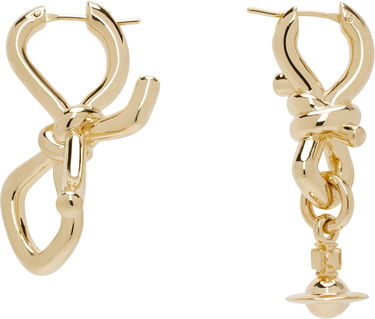 Øreringe Vivienne Westwood Vivienne Westwood Sage Knot Earrings Metalisk | 6202016U-02R001-, 0