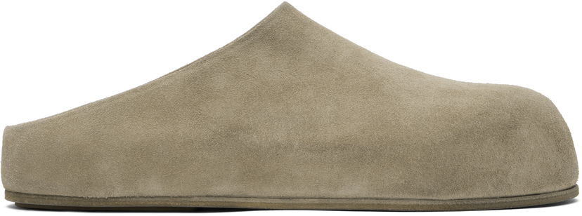 Tilbehør Marsèll Marsèll Grande Suede Mules Beige | MM4637 P024201