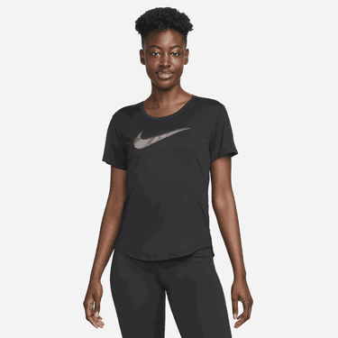 T-shirt Nike Dri-FIT Swoosh Sort | FB4696-010, 0