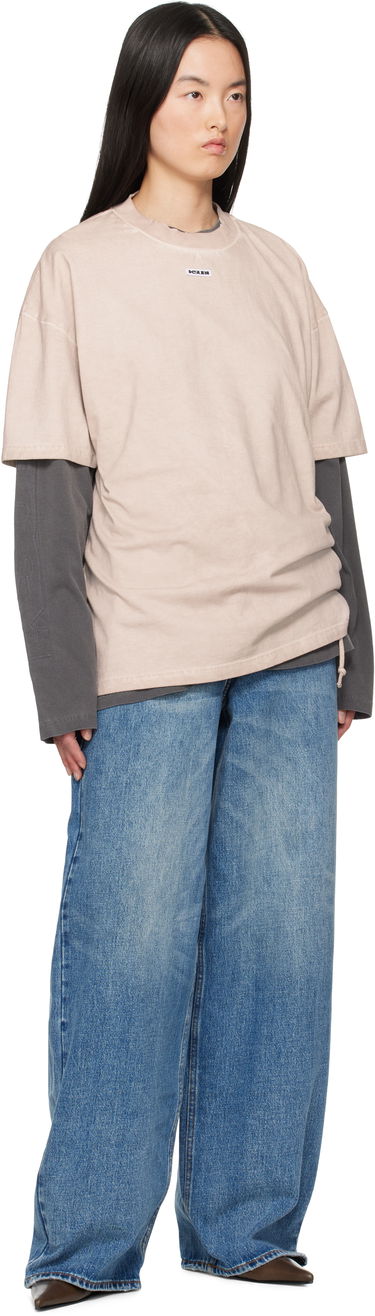 T-shirt Ksubi Ksubi Labels Boyfriend T-Shirt Beige | WSP25TE013, 4