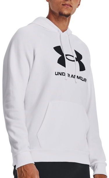 Sweatshirt Under Armour Rival Fleece Hvid | 1379758-100, 0