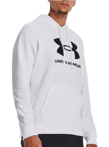 Sweatshirt Under Armour Rival Fleece Hvid | 1379758-100
